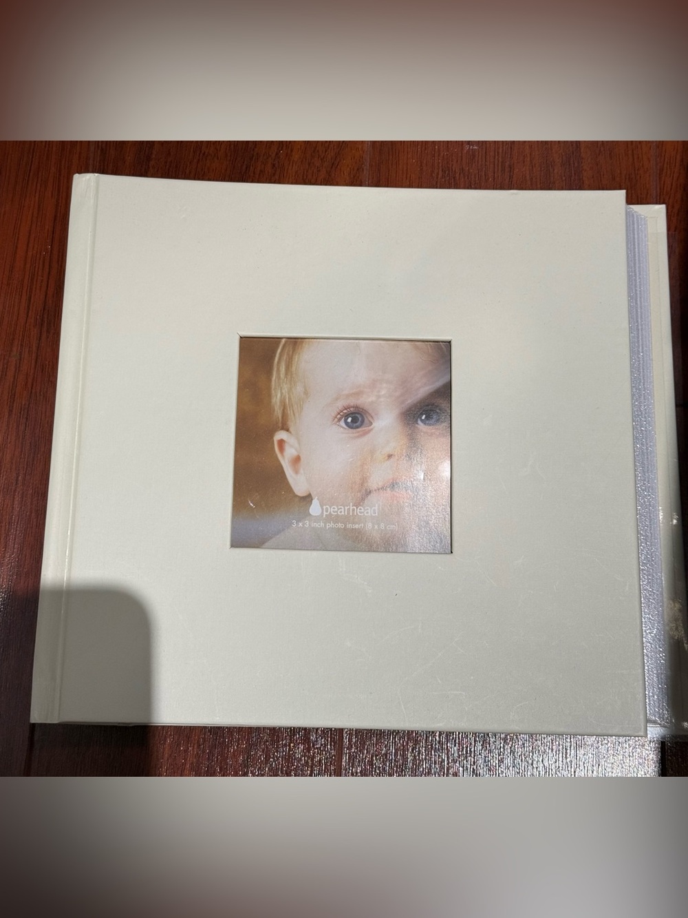 New Pearhead baby album light grayish stone color